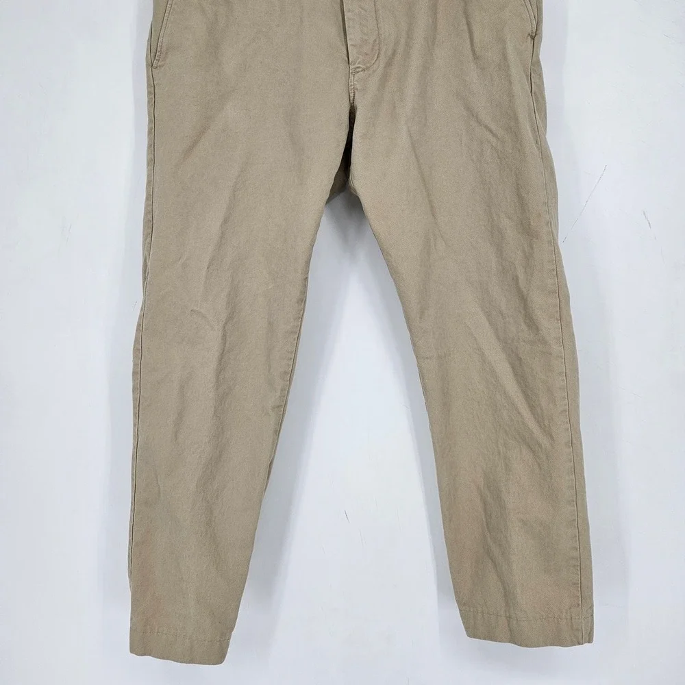 J Crew Pants Mens 32x30 Chino Oarsman Tan 484 Slim Casual Preppy Vintage‎